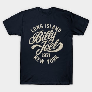 Billy Joel Long Island New York 1971 T-Shirt